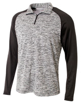 A4 Youth  Quarter Zip Space Dye-1