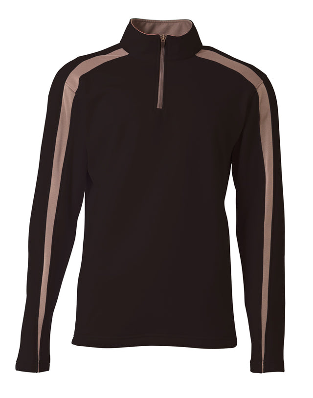 A4 Youth  Spartan Fleece Quarter Zip-1