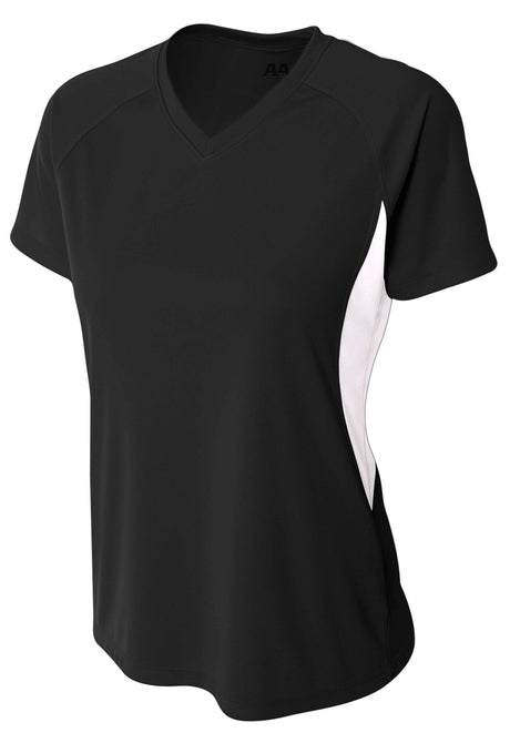 A4 Color Block Performance V-Neck-1