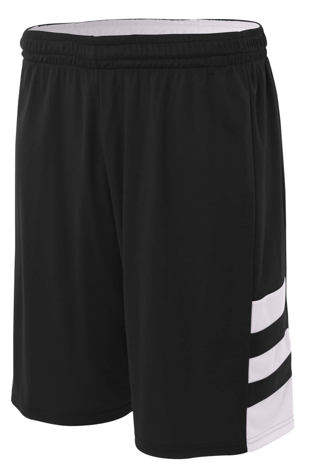 A4 Youth Reversible Speedway 8" Short-1