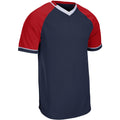 Champro Youth Square Up V-Neck Baseball Jersey-1