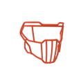 Vicis ZERO2 SO-215E Football Facemask