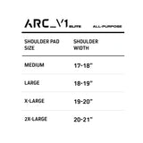 Vicis Arc_V1 Elite Adult All Purpose Shoulder Pads-8