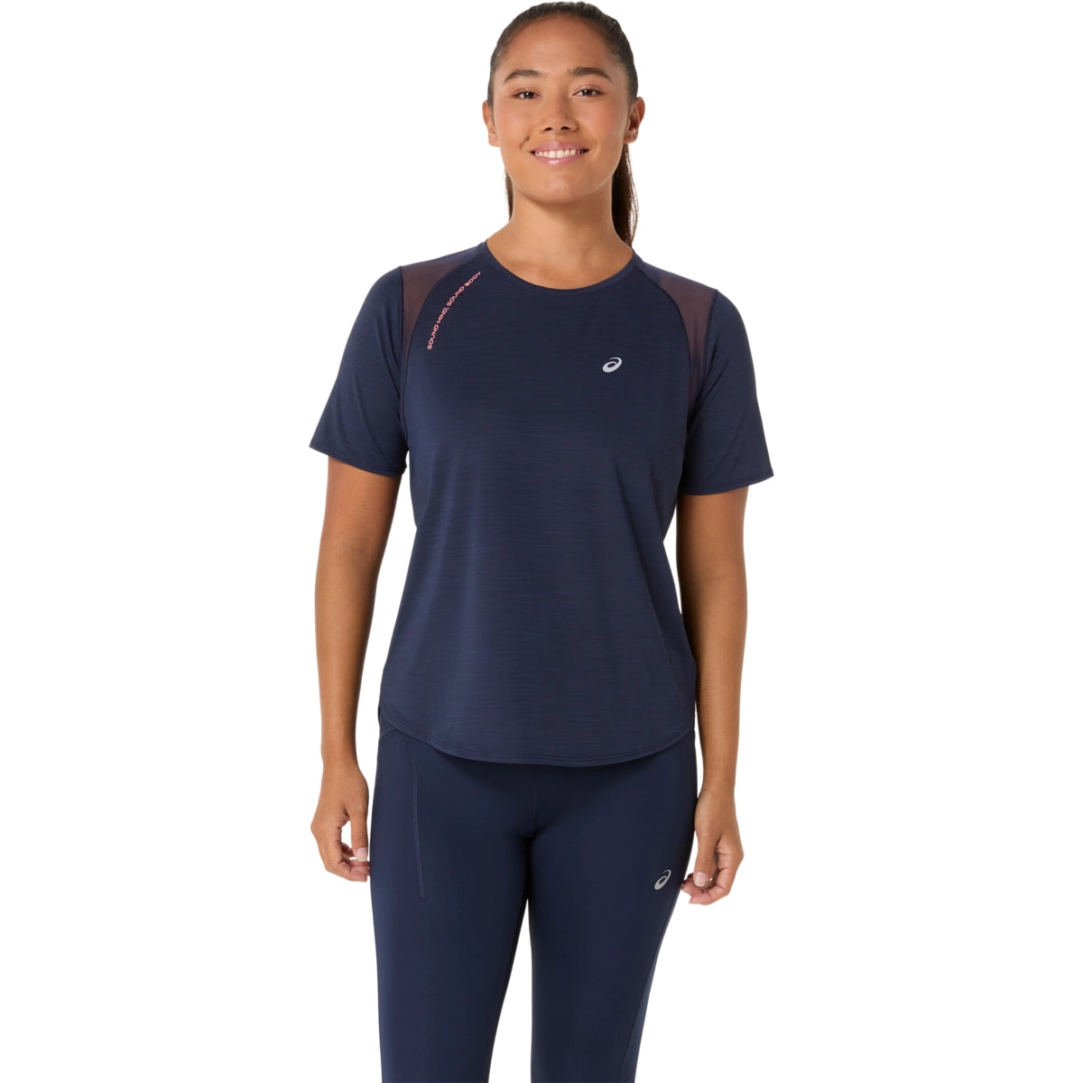 Asics Women's Road Short Sleeve Top-1