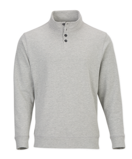 Boxercraft Men's French Terry Button Pullover-1