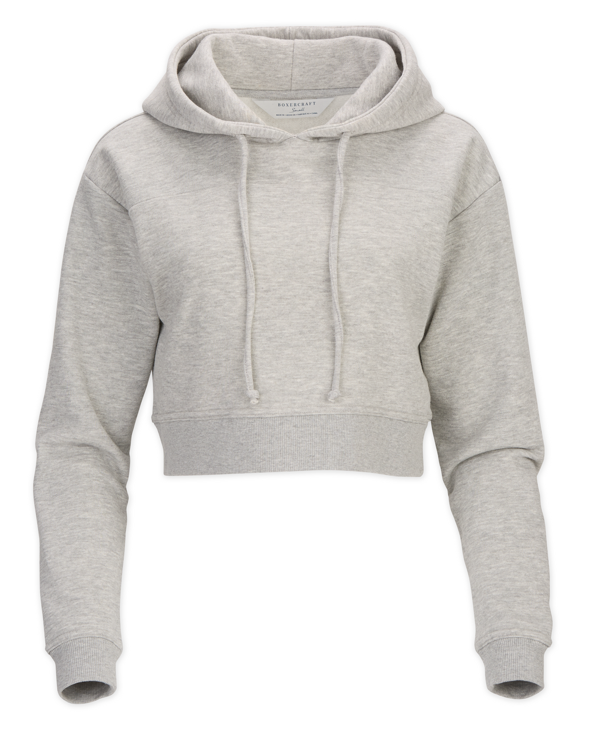 Boxercraft Women's Fleece Cropped Hood-1