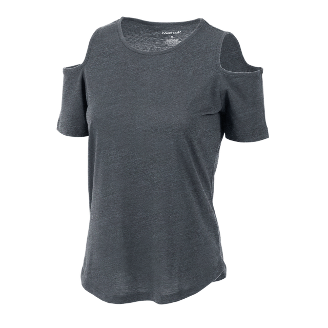 Boxercraft Women's Cold Shoulder Tee