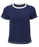 Boxercraft Women's Contrast Stitch Baby Tee-1