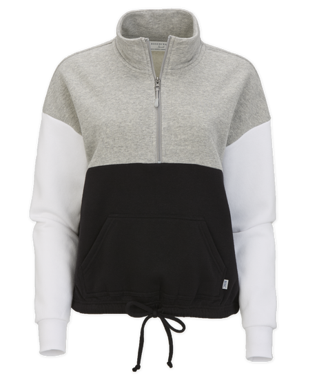 Boxercraft Women's Fleece Colorblock 1/4 Zip
