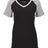 Boxercraft Women's Color Blocked V-neck Tee-1