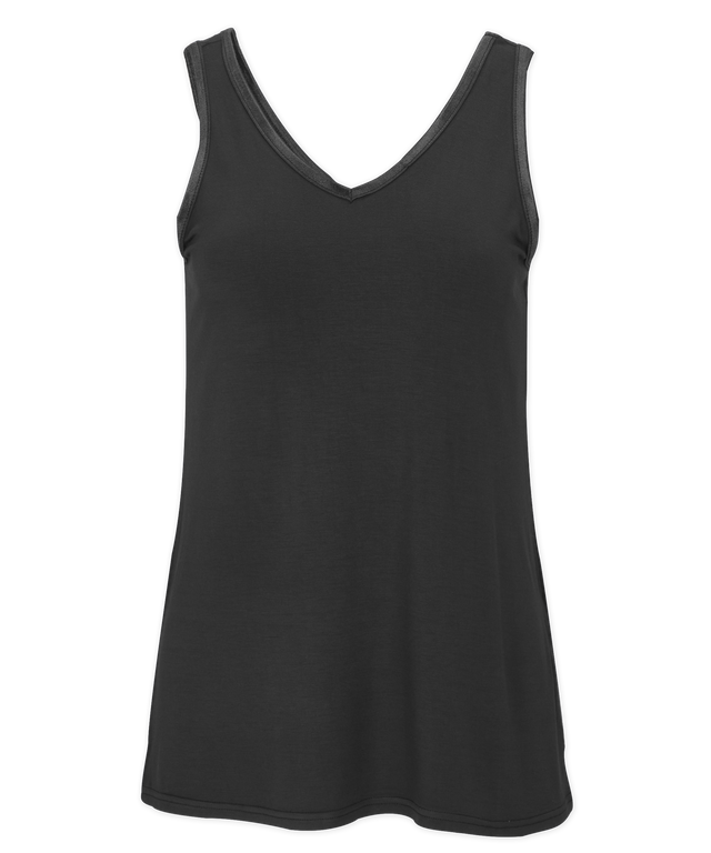 Boxercraft Women's Bamboo V-neck Tank-1
