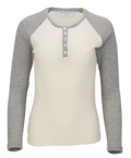 Boxercraft Women's Waffle Knit Henley-1