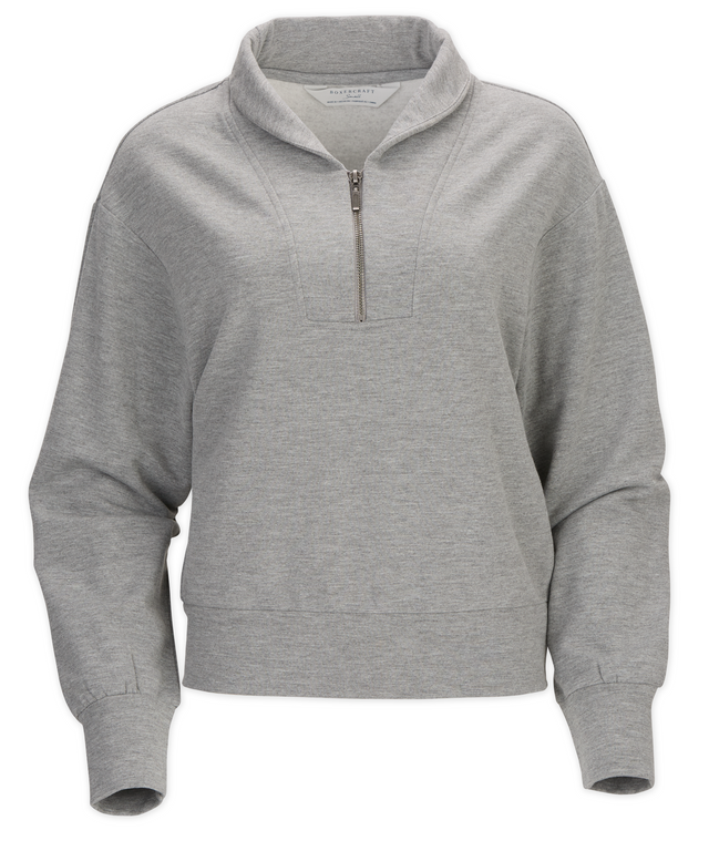 Boxercraft Women's Dream Fleece 1/4 Zip Pullover-1