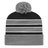 Cap America iK56 Double Stripe Knit Cap with Ribbed Cuff