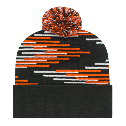 Cap America RKB12 Bar Knit Cap with Cuff