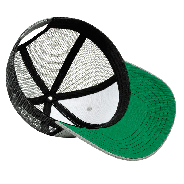 Cap America i3035 Blended Wool Acrylic Trucker Mesh Back Cap-1