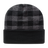 Cap America RKP12 Plaid Knit Cap with Cuff