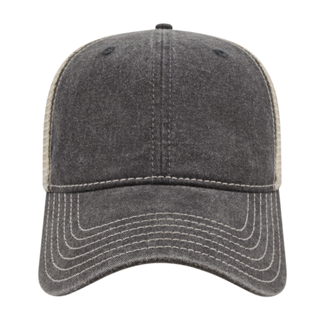 Cap America i3027 Washed Pigment Dyed with Washed Trucker Mesh Cap
