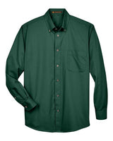 Harriton Men's Easy Blend Twill Shirt-1