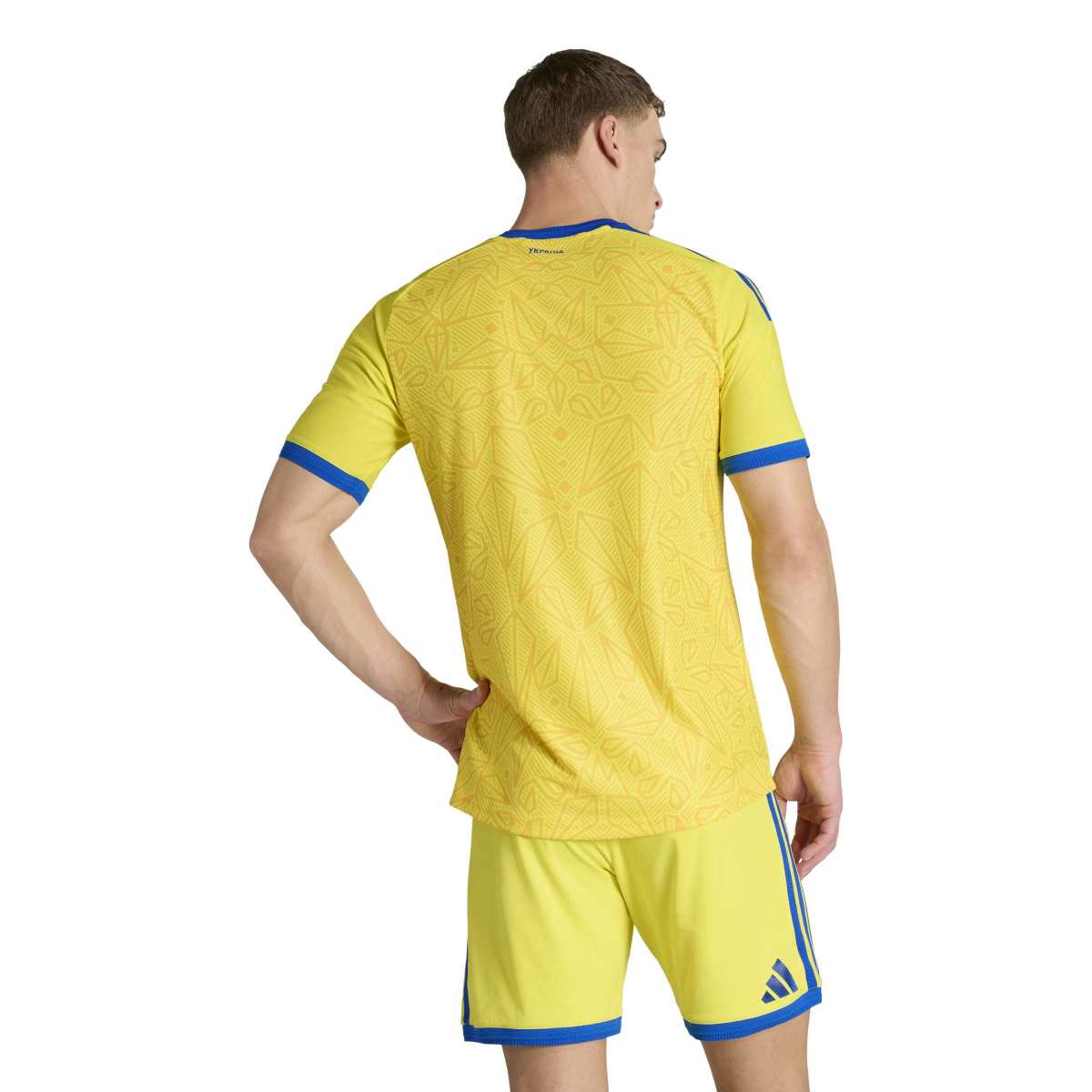 adidas Men's Ukraine 26 Home Authentic Soccer Jersey-2