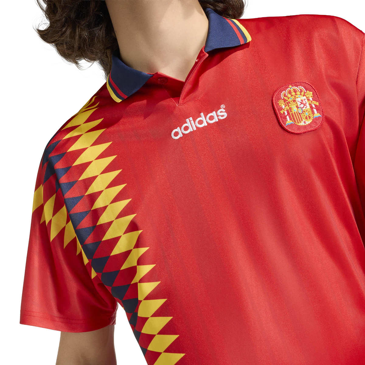 adidas Men's Spain 1994 Home Soccer Jersey-5