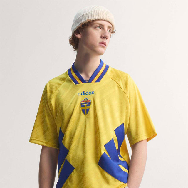 adidas Men's Sweden 1994 Home Soccer Jersey-1
