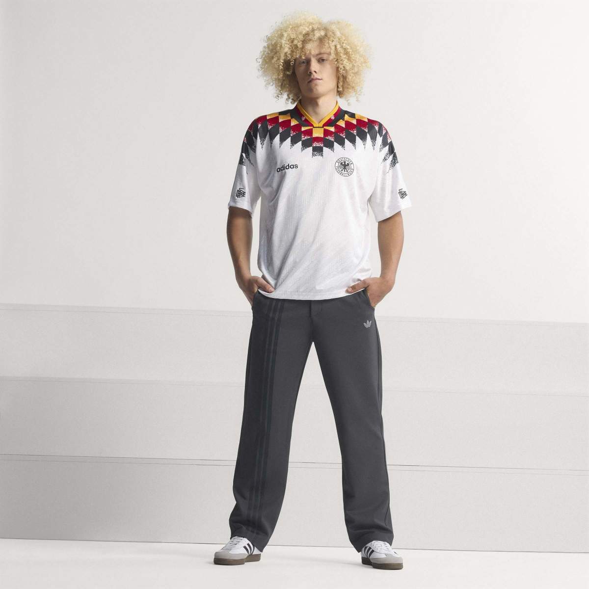 adidas Men's Germany 1994 Home Soccer Jersey-9