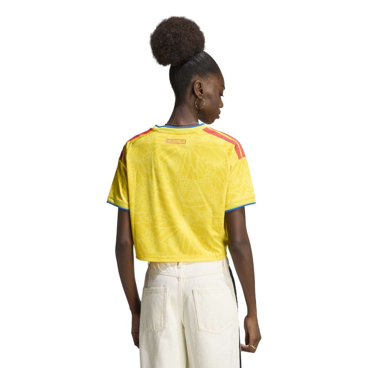 adidas Women's Colombia 26 Home Cropped Jersey-4