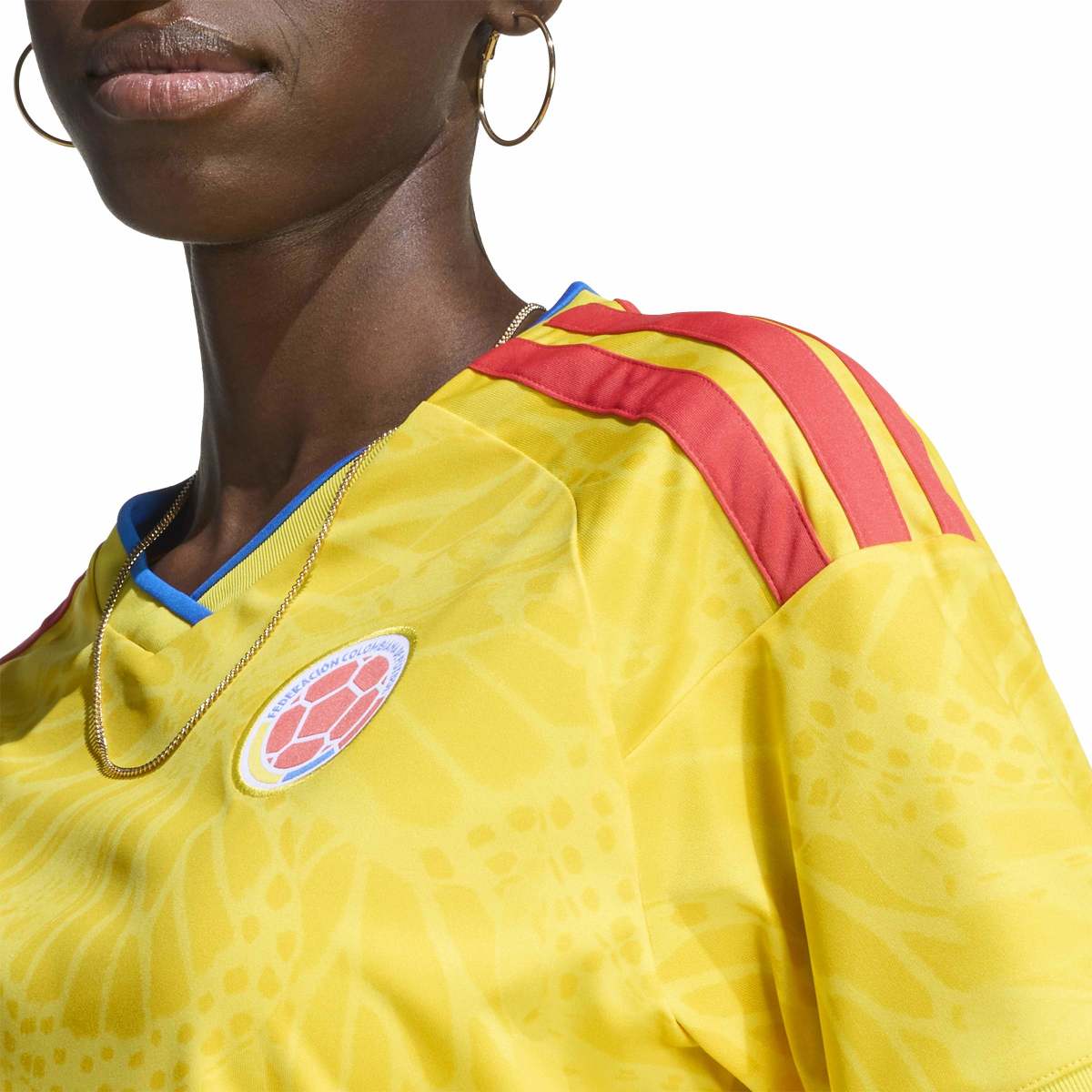 adidas Women's Colombia 26 Home Cropped Jersey-6