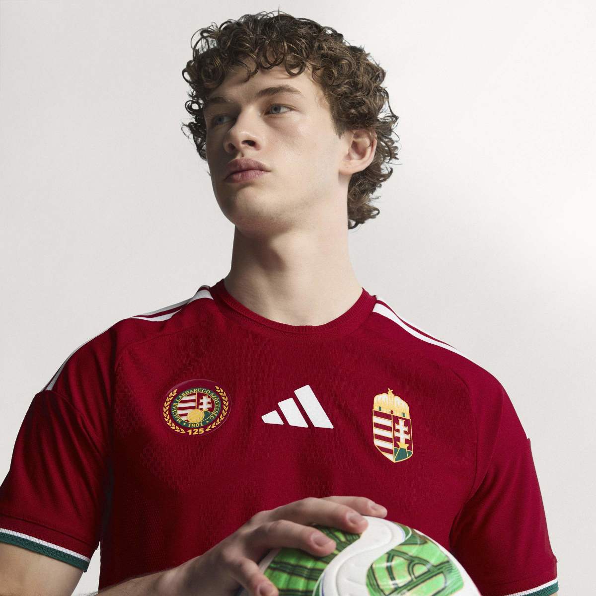 adidas Men's Hungary 26 Home Authentic Jersey-9
