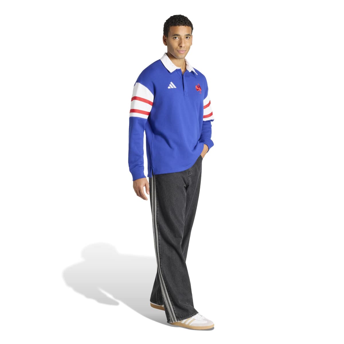 adidas Men's France Rugby Heritage Polo-4