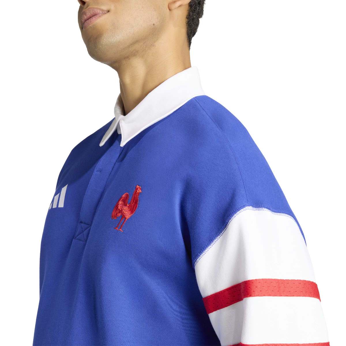 adidas Men's France Rugby Heritage Polo-5