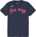 Nike Portland Seadogs Youth Crew Neck Synthetic T-Shirt