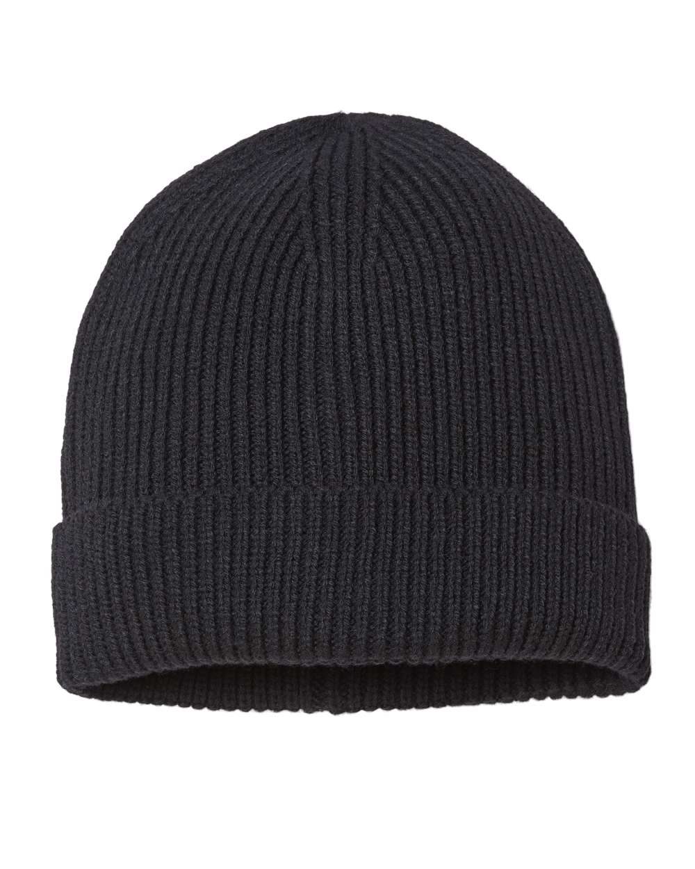 Atlantis Headwear Sustainable Fine Rib Cuffed Beanie