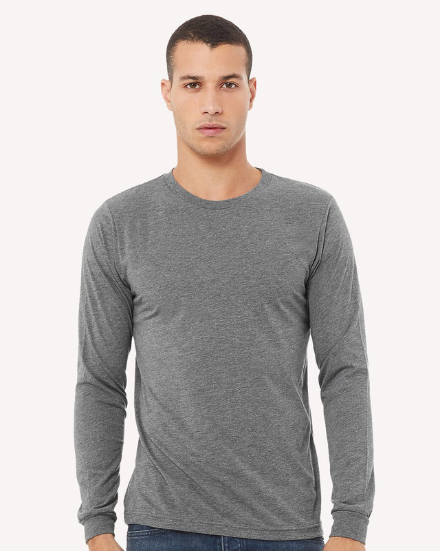BELLA + CANVAS Men's Triblend Long Sleeve Tee