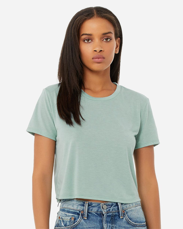 BELLA + CANVAS Women’s Flowy Crop Tee