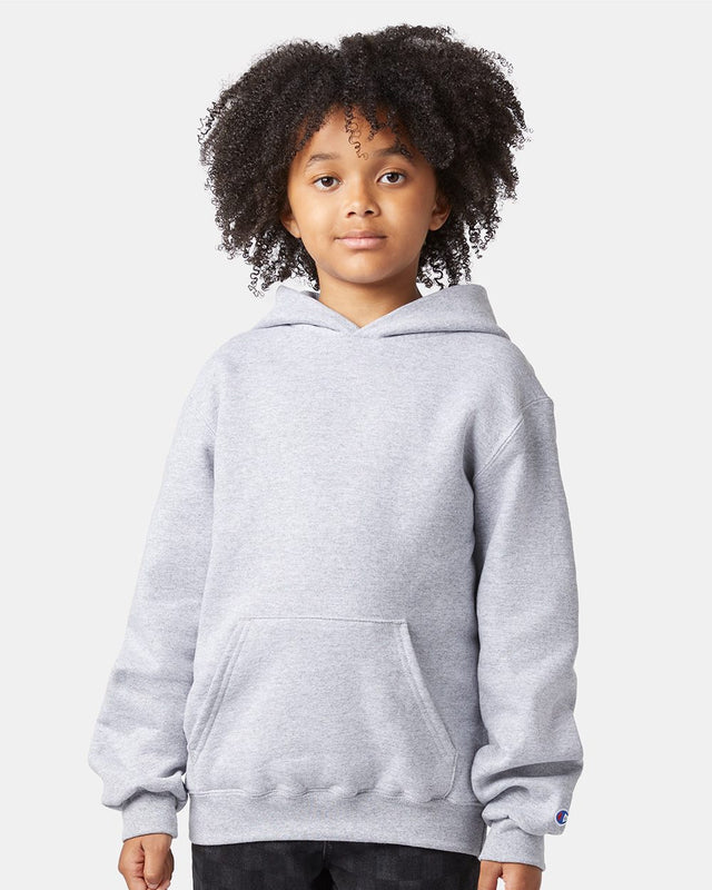 Champion Youth Powerblend Hooded Sweatshirt