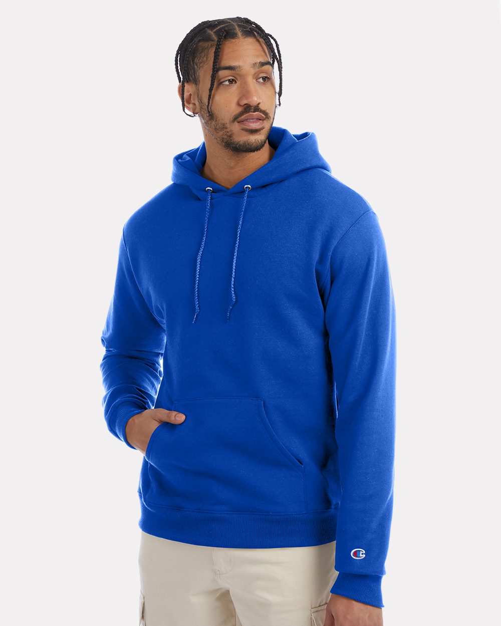Champion Men's Powerblend Hooded Sweatshirt