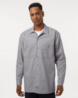 Dickies Men's Industrial Long Sleeve Work Shirt