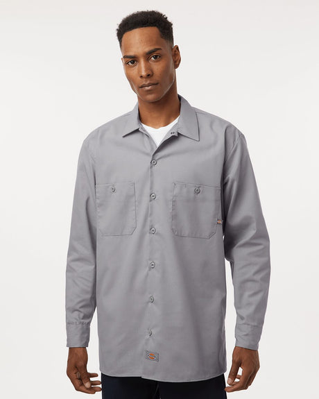 Dickies Men's Industrial Long Sleeve Work Shirt