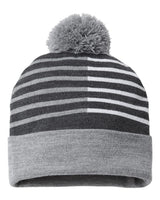 Cap America USA-Made Half Color Beanie