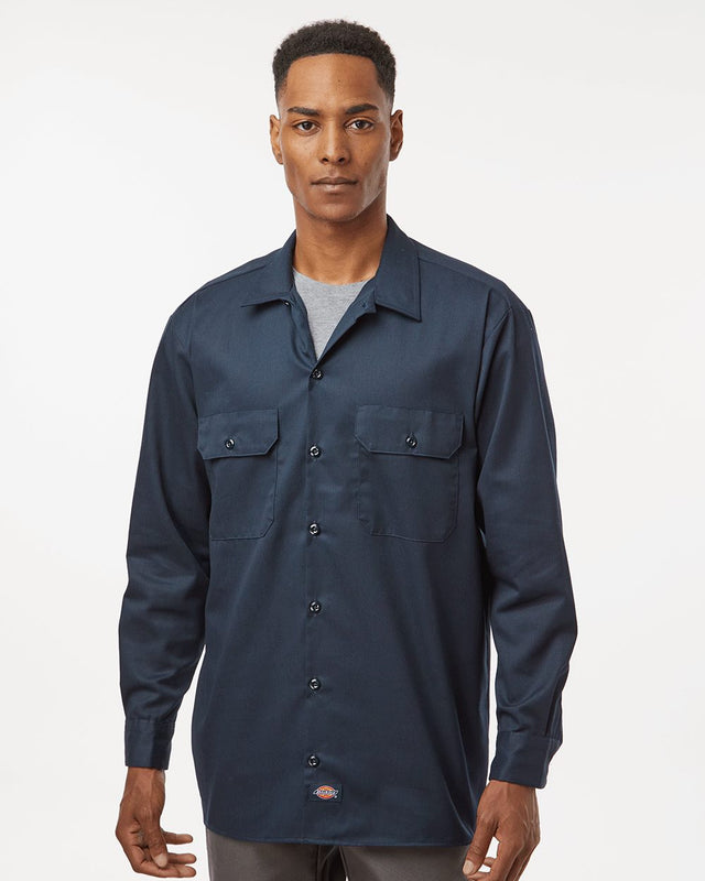 Dickies Men's Long Sleeve Work Shirt