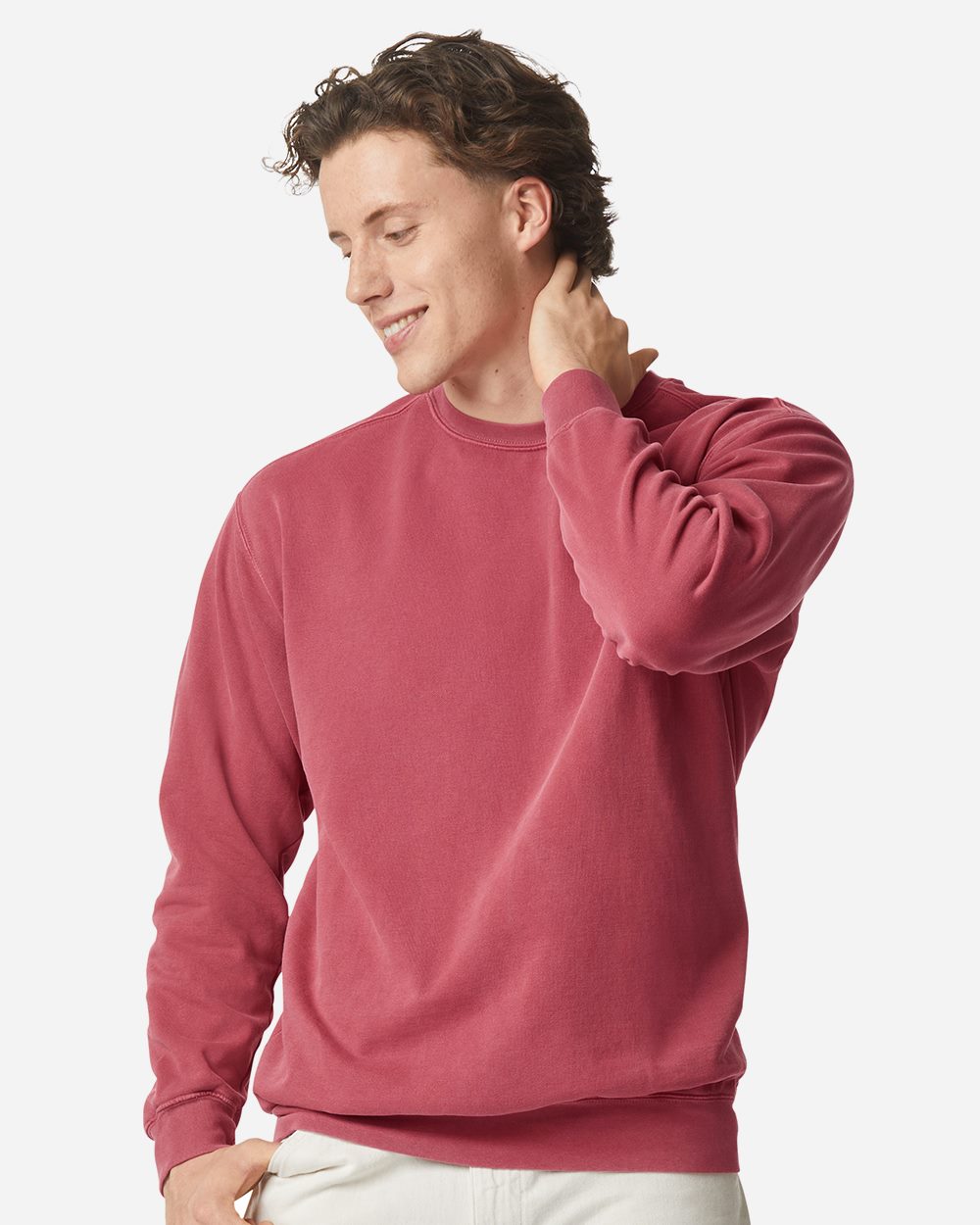 Comfort Colors Men's Garment-Dyed Crewneck Sweatshirt