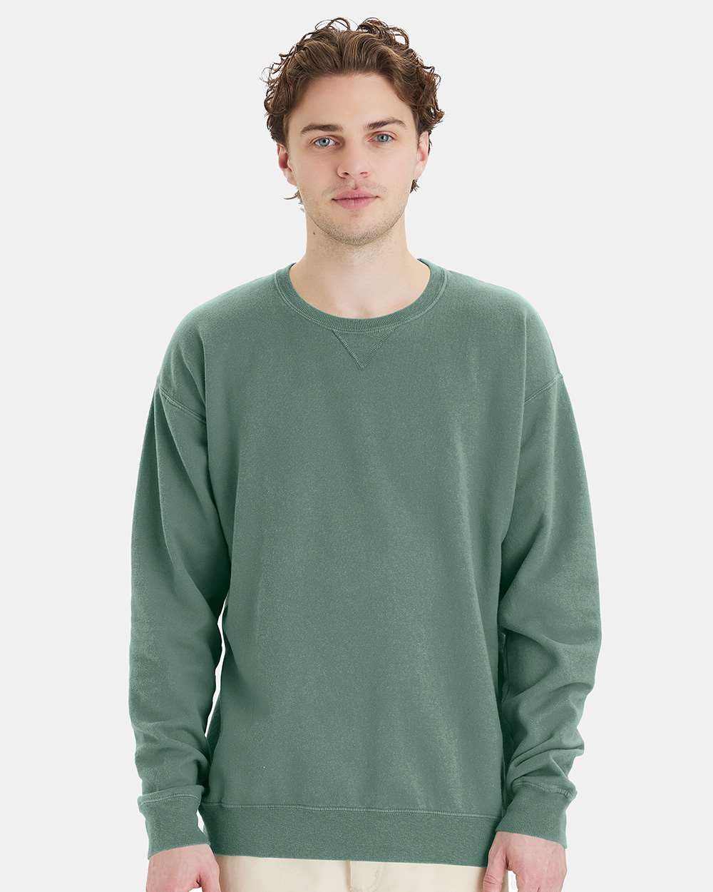ComfortWash by Hanes Men's Garment-Dyed Crewneck Sweatshirt