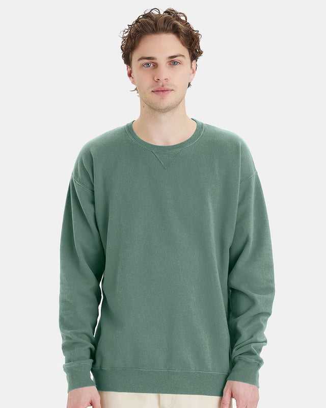 ComfortWash by Hanes Men's Garment-Dyed Crewneck Sweatshirt