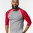Gildan Men's Heavy Cotton Raglan Three-Quarter Sleeve T-Shirt