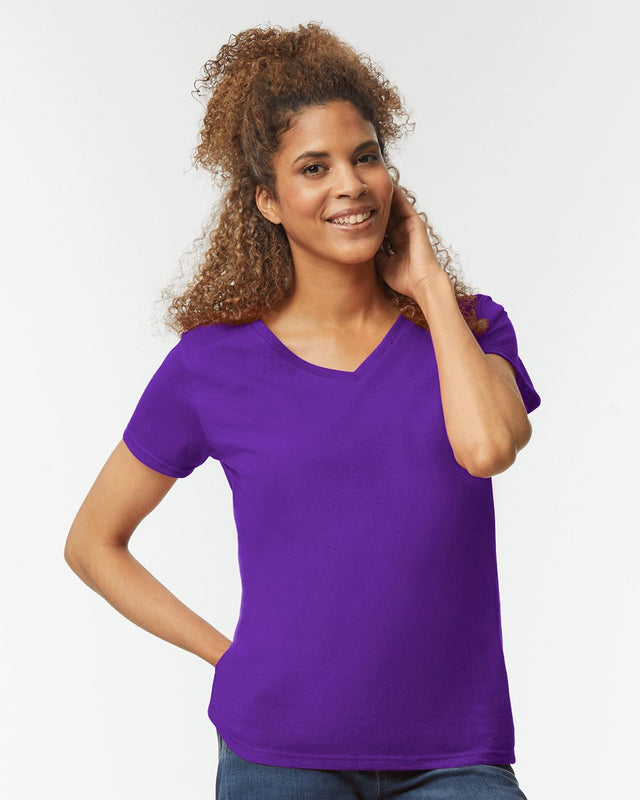 Gildan Women's Heavy Cotton V-Neck T-Shirt