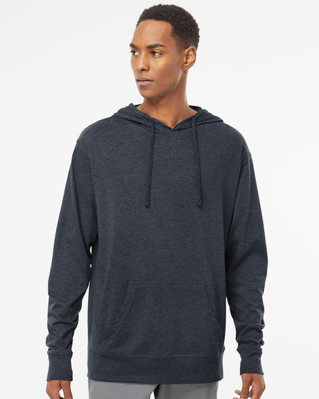 Independent Trading Co. Men's Lightweight Hooded Pullover T-Shirt