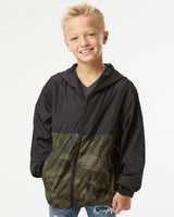 Independent Trading Co. Youth Lightweight Windbreaker Full-Zip Jacket
