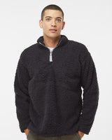 J. America Men's Sherpa Quarter-Zip Pullover